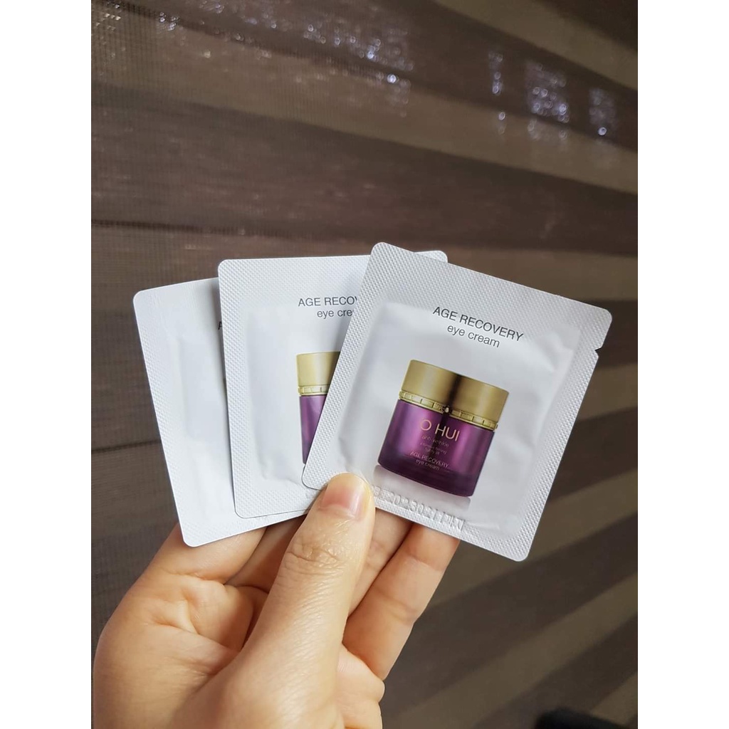 Gói Kem Dưỡng Chống Lão Hóa Vùng Mắt Ohui Age Recovery Eye Cream 1ml_𝐘𝐄𝐎𝐍 𝐋𝐔𝐗𝐔𝐑𝐘 𝐂𝐎𝐒𝐌𝐄𝐓𝐈𝐂𝐒