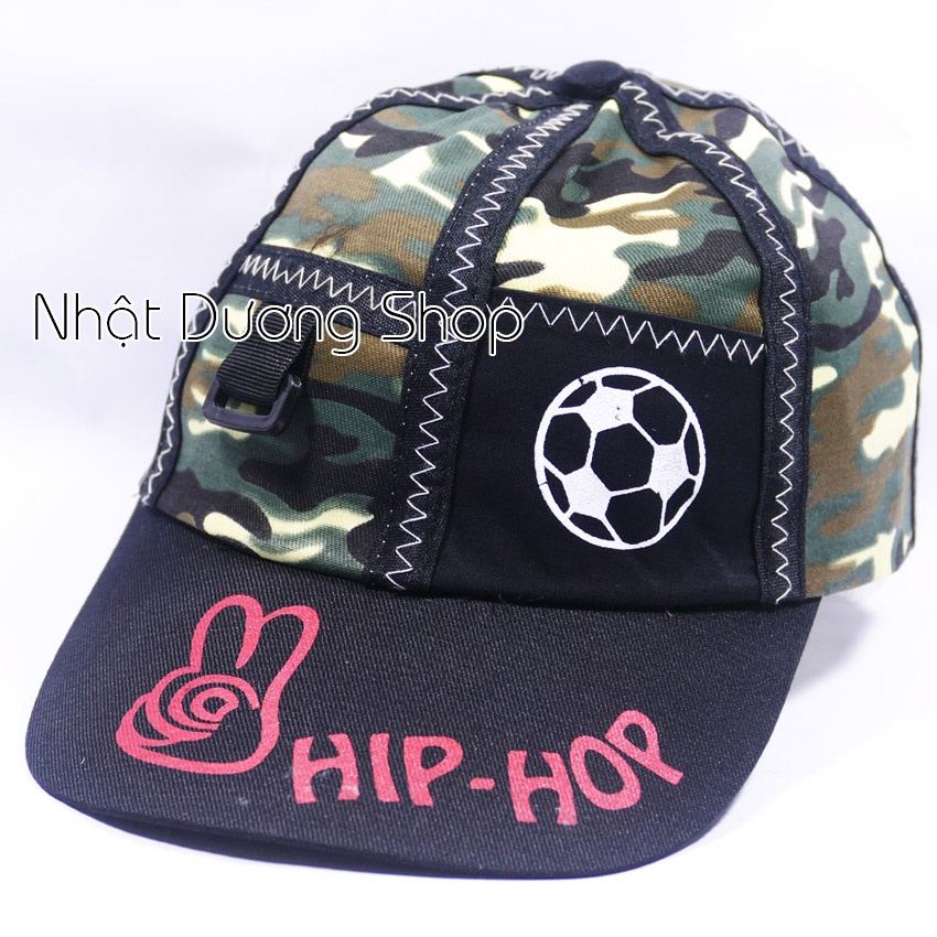 [ Hình thật ]Nón hiphop Răn ri nhí cho trẻ em- Chất liệu vải Cotton cao cấp tạo cảm giác êm ái cho bé