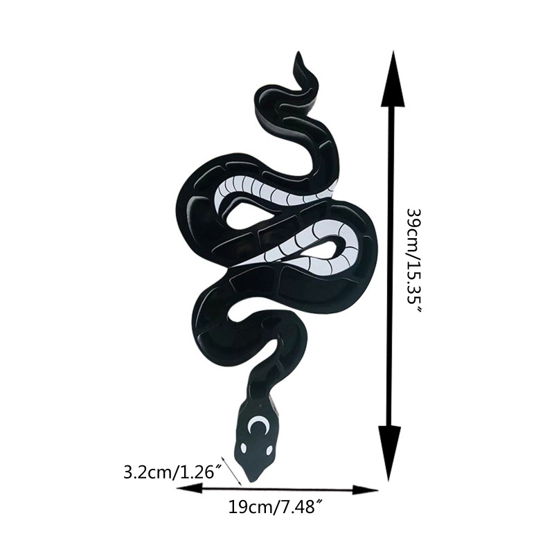 Kệ Để Đồ Hình Rắn Bằng Pha Lê Đa Năng Trang Trí Halloween