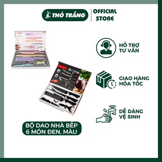 Bộ dao nhà bếp 6 Món Thiết Kế Bắc Âu Cuốn Hút Và Sang Trọng