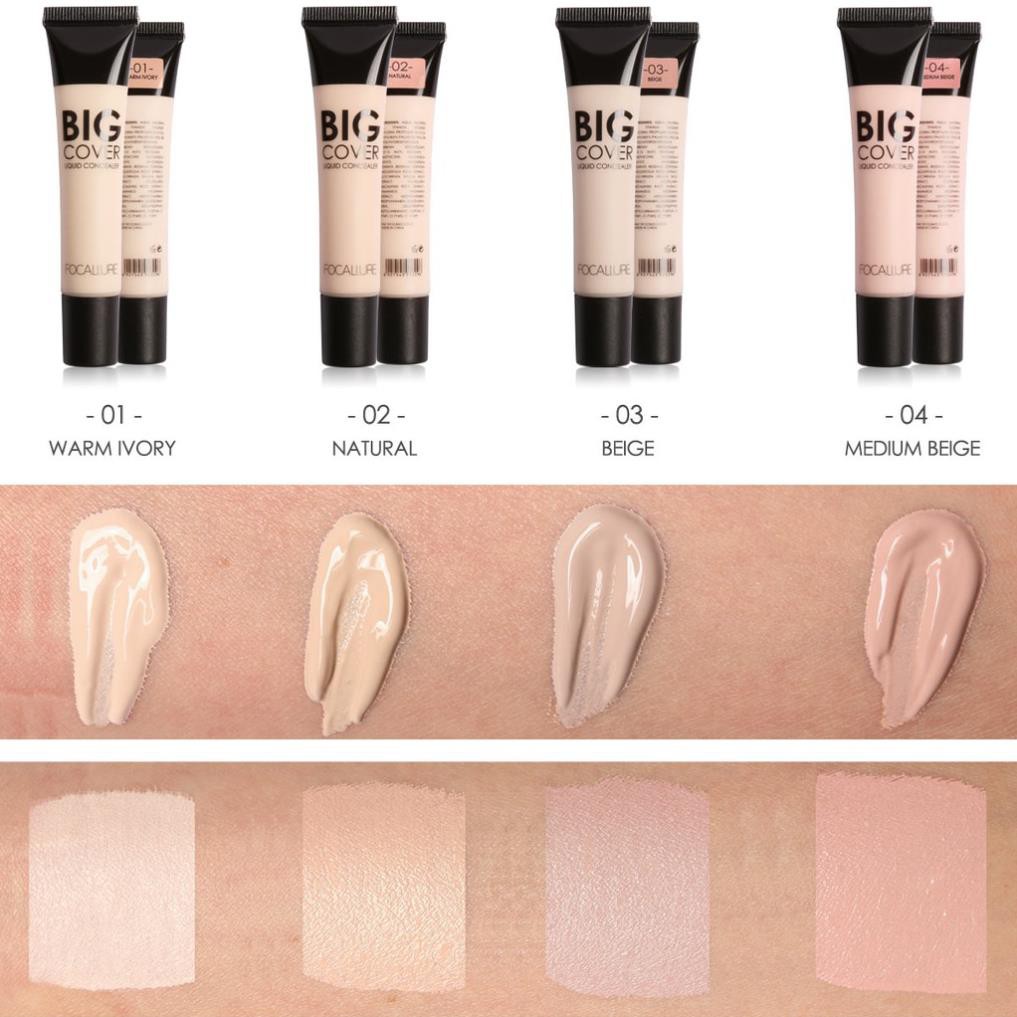 Kem Che Khuyết Điểm Focallure Big Cover Liquid Concealer FA-31 24g - Miss Xinh