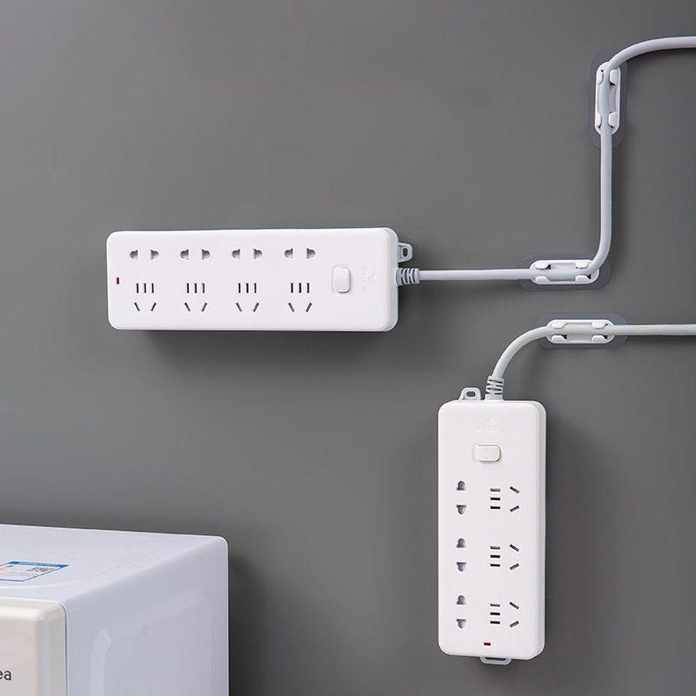 KUNHEV Set 10 / 20 / 30 Kẹp Cố Định Dây Cáp Tự Dính Tiện Dụng