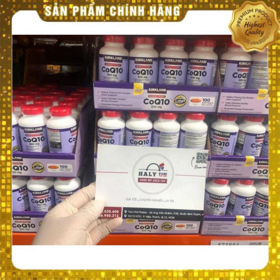 GIÁ CHI HOM NAY Viên Uống Kirkland CoQ10 300mg Chính Hãng Của Mỹ GIÁ CHI HOM NAY