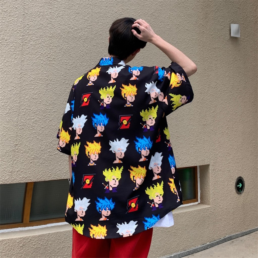 Sơ mi  hàn quốc from rộng tay lỡ unisex nam nữ , sơ mi nam nữ vải voan lụa mịn mát free size 40kg - 70kg