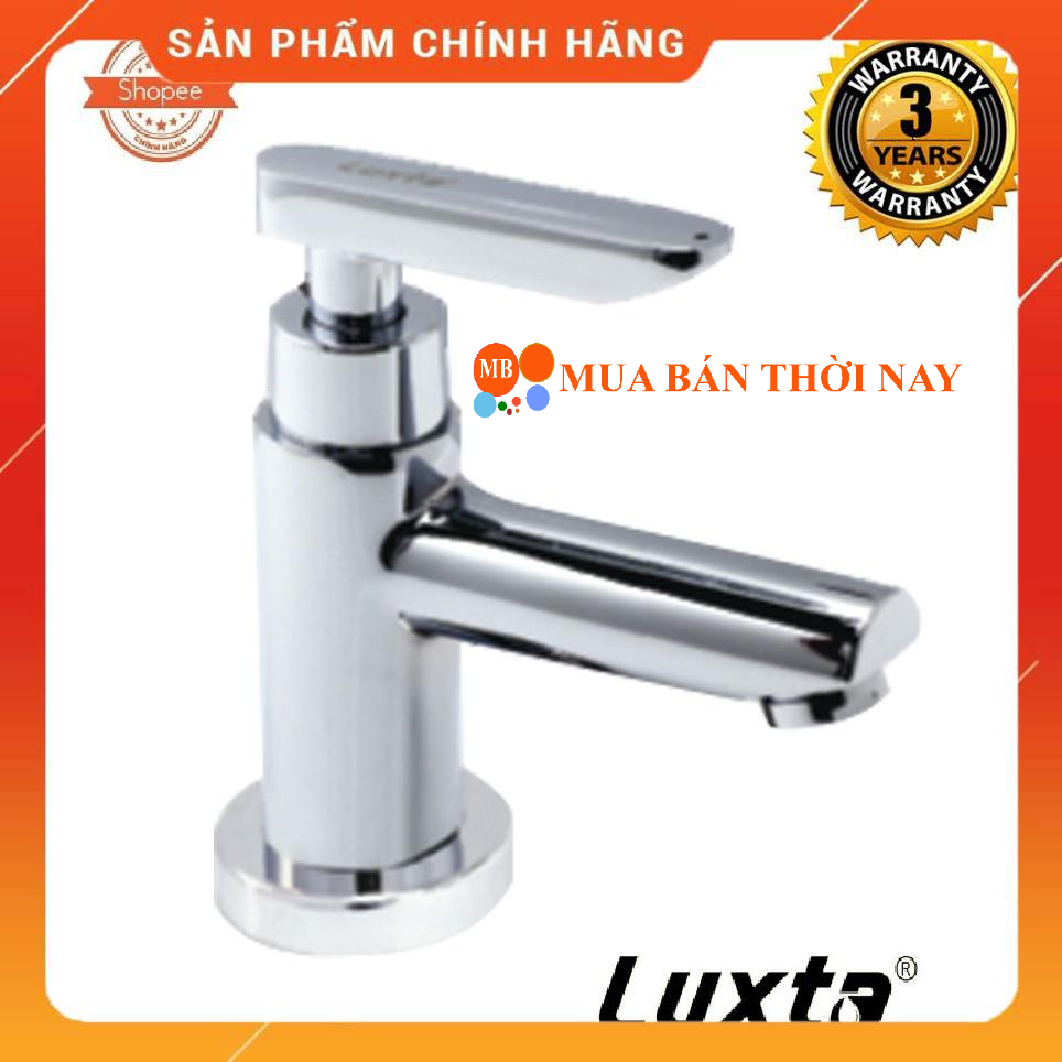 Vòi lavabo, vòi chậu rửa mặt Cao cấp tay gạt Luxta L1111F, bảo hành 03 năm