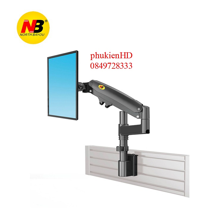 Giá đỡ 1 màn hình treo tường NB M60 22 - 35 inch, tay nối dài có thể mở rộng cho H100 - H80 - NB H180