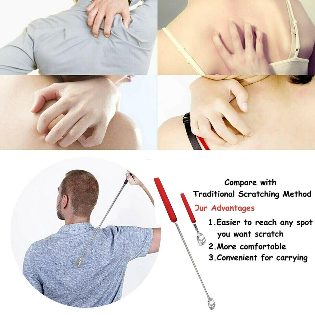 .Cây Gãi Lưng Có Thể Thu Gọn Siêu Bền Tiện Dụng