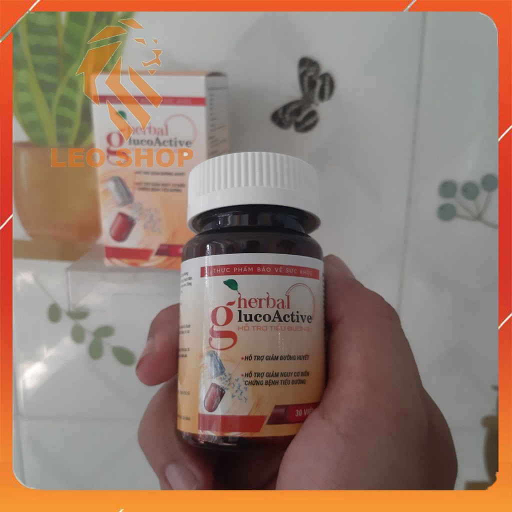VIÊN UỐNG HERBAL GLUCOACTIVE - Hỗ Trợ Giải Quyết Nỗi Lo Tiểu Đường Ổn Định Đường Huyết - [CHÍNH HÃNG HỘP 30 VIÊN]
