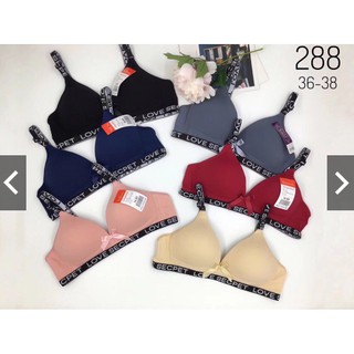 Mẫu I love you - Áo lót không gọng viền chữ siêu cá tính MS 288