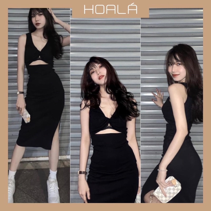 Đầm Thun Xoắn Lưng Mặc 2 Kiểu Nữ Tính D182