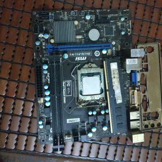 Combo main Msi H61 P3/W8 Ram 2G, CPU G2030