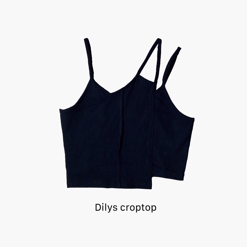 Áo Croptop DILYS [HÀNG THIẾT KẾ] hai dây thiết kế độc lạ, cá tính và tôn dáng!!