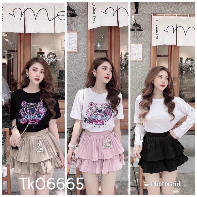 CHÂN VÁY XẾP LY 2 TẦNG