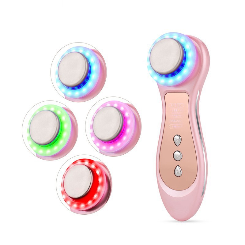 4 types of colors LED Light Photon Skin Rejuvenation Facial Firming Massager Cleaner Beauty Device