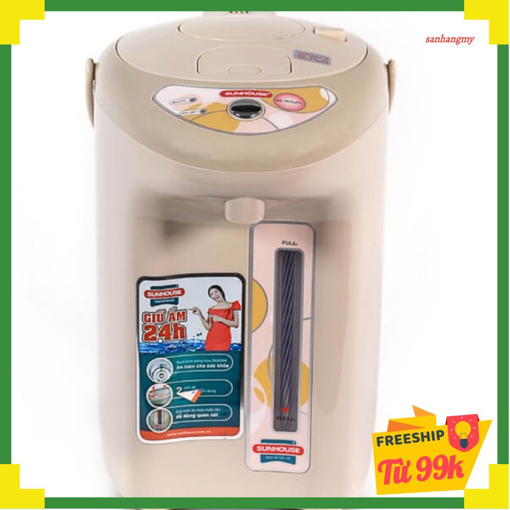 Bình Thuỷ Điện Sunhouse SH1530 BH 12 Tháng - Bình thủy điện 3L Sunhouse