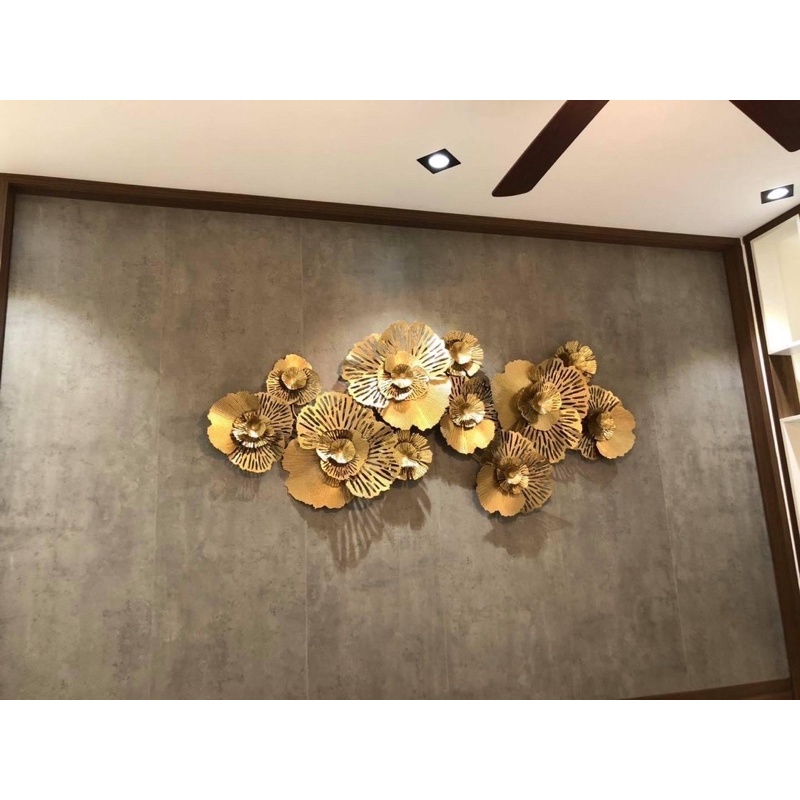 Tranh sắt Hoa Mai Vàng Treo Tường Decor Trang Trí. 1m8x 90cm. Bảo hành 5 năm.