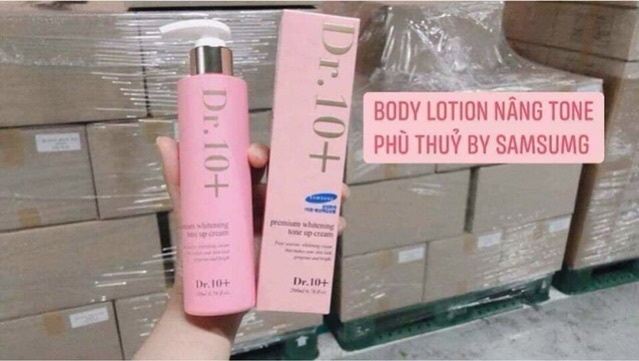 Kem dưỡng body Dr.10+ Premium Whitening Tone Up Cream