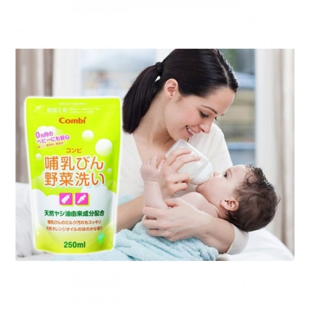 Nước rửa bình, rau củ quả Combi 250ml