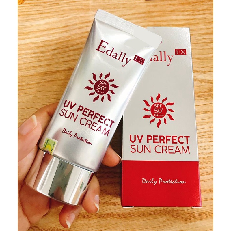 Kem chống nắng SPF50+PA+++ UV cho mọi loại da,dưỡng da dưỡng trắng ,bảo vệ khỏi tia uv Edally 60ml