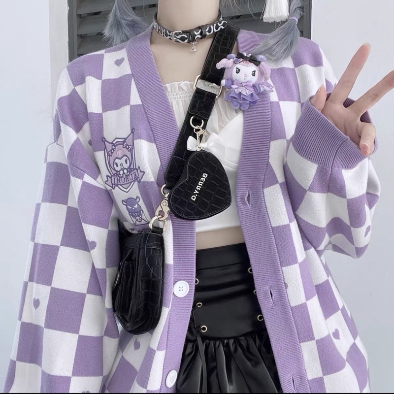 ÁO KHOÁC CARDIGAN IN HÌNH SANRIO SIÊU XINH