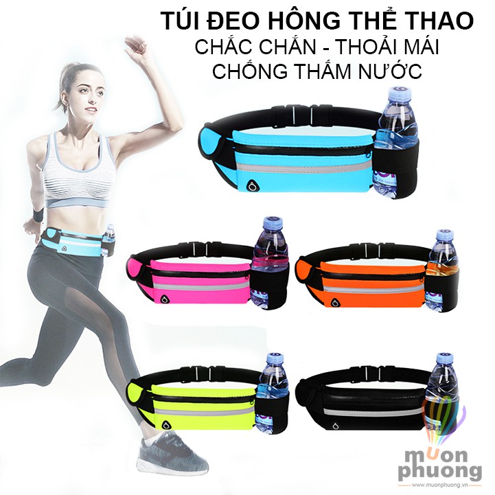 [FRSHIP 20K] Túi đeo hông thể thao chạy bộ xe đạp (5 màu cá tính) - MUÔN PHƯƠNG SHOP