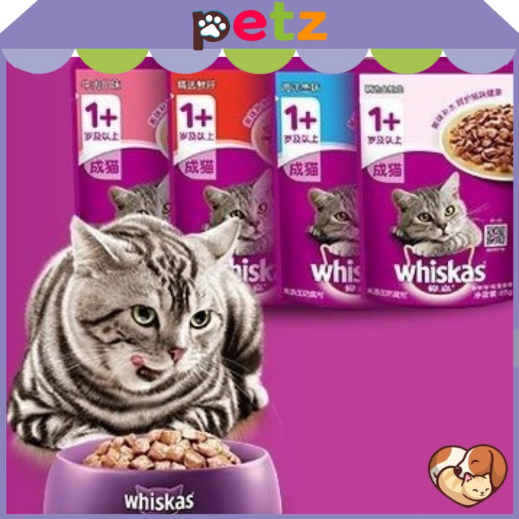 Pate mèo - pate Whiskas đủ vị - 85g/gói