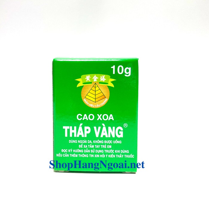 Cao xoa/ cù là Tháp Vàng - Gold tower balm 10g