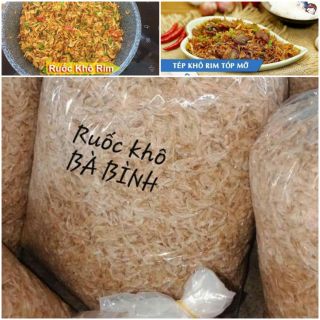 Tép khô không phẩm màu, sạch 500g