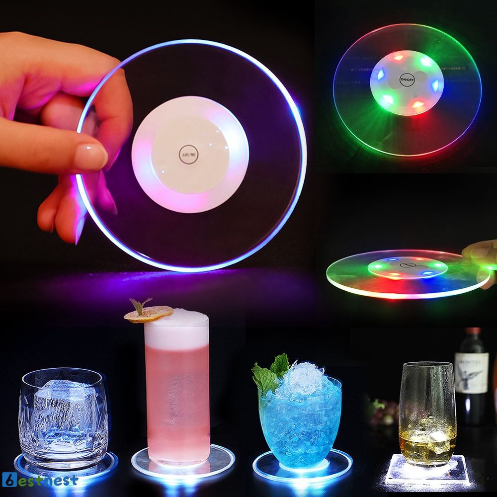 Đế Lót Ly Có Đèn Led Phát Sáng