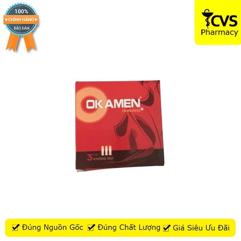Bao Cao Su OK amen Hộp Nhỏ 3 Cái - CVS Pharmacy