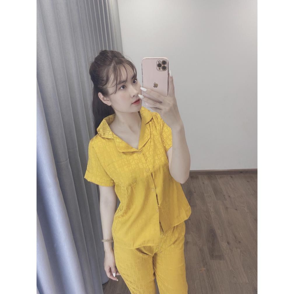 Bộ Đồ Pijama Lụa ,Bộ Lụa Satin Mặc Nhà Họa Tiết Cao Cấp [Kèm ảnh thực tế Sp] | BigBuy360 - bigbuy360.vn