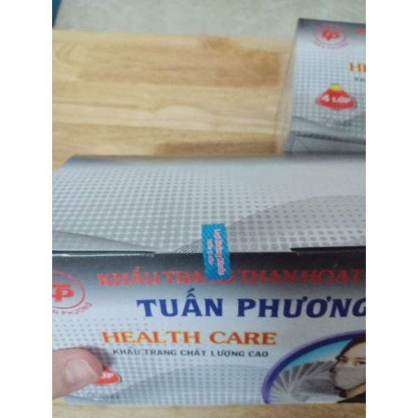 Hộp 50 khẩu trang y tế 4 lớp TP
