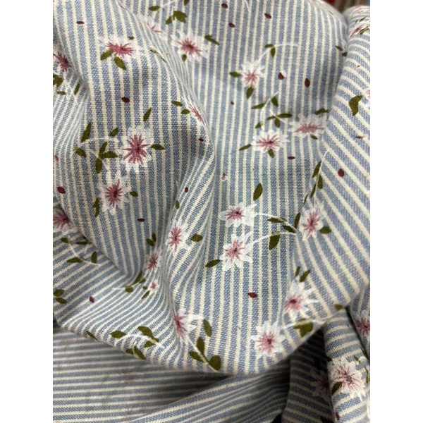 Vải linen hoa