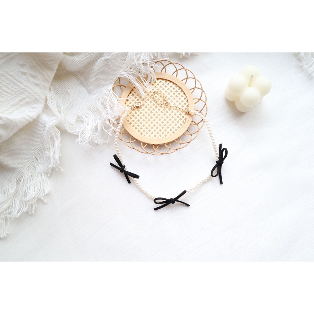 Choker chuổi ngọc xinh xắn A-ck153 Mayconner