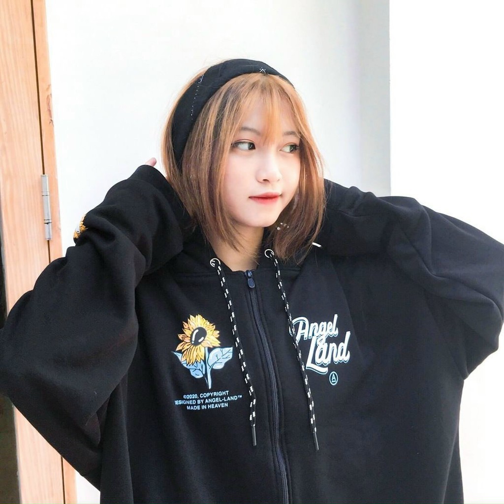 (MỚI) ÁO HOODIE - ÁO KHOÁC NỈ ANGEL LAND ( FORM RỘNG ) | BigBuy360 - bigbuy360.vn