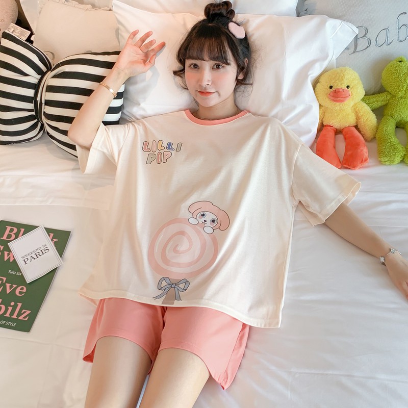 Bộ Ngủ Nữ Siêu Dễ thương- Đồ Bộ Mặc Nhà Cute N02_GUU