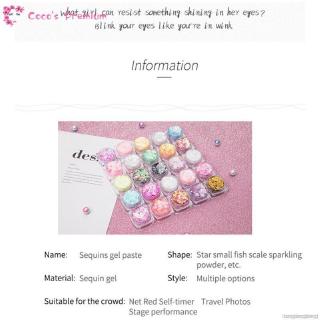 [Hàng mới về] Phấn mắt nhũ sequin lấp lánh lâu trôi