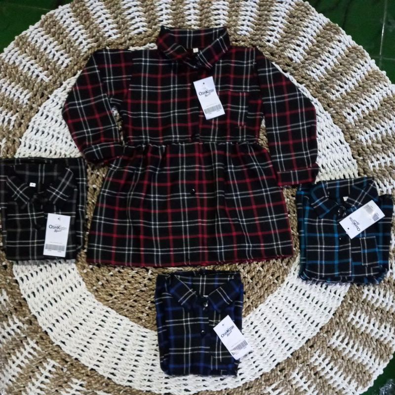 Áo Sơ Mi FLANEL Trẻ Em-1-4 Tuổi