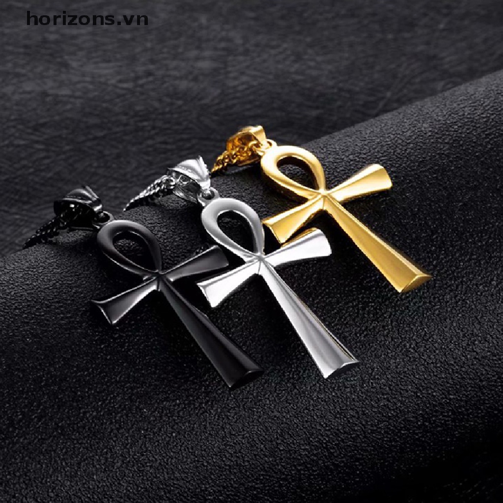 Dây Chuyền Mặt Đá Ai Cập Ankh Crucifix