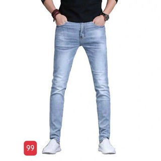 Bigsize Quần jean nam màu xanh nhạt size 32 33 34 35 36