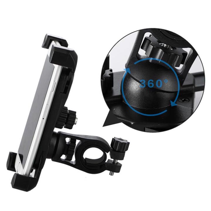 Giá đỡ điện thoại gắn vào ghi đông xe đạp xe máy