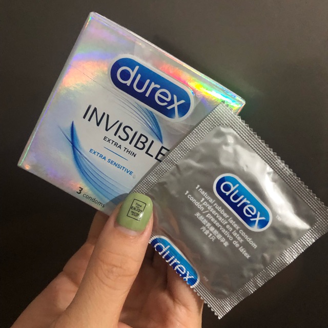 Bao cao su Durex Invisible hộp 3 cái ( Hàng chuẩn)