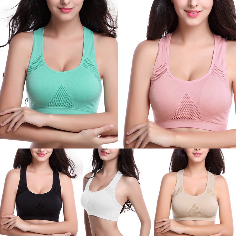 SHOPG Women Seamless Double Layer Push Up Breathable Bra Sport | BigBuy360 - bigbuy360.vn