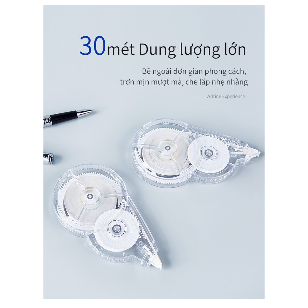 Bút Xóa Kéo Dung Lượng Lớn Màu Trắng - BAOKE/KF3030