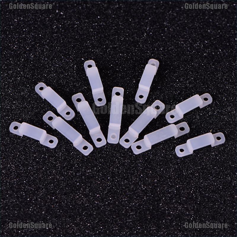 Set 50 Kẹp Nhựa Mềm 10 / 14mm Cố Định Đèn