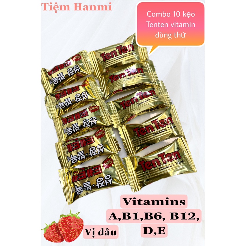 Combo 10 Kẹo Tenten Tăng Chiều Cao Dùng Thử