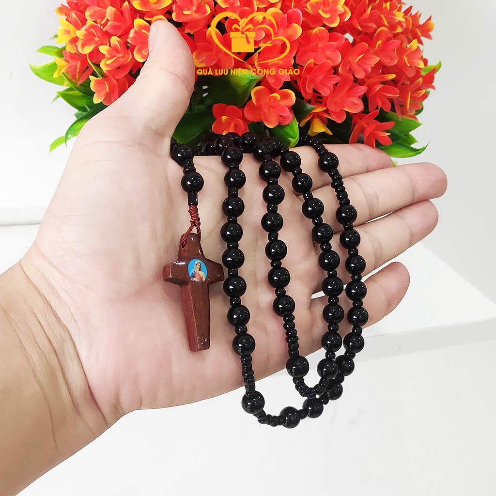 Chuỗi Mân Côi 50 ,Tràng Chuỗi Mân Côi 50 Hạt Quà Lưu Niệm Công Giáo