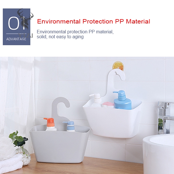 Set 2 Giỏ Nhựa Đựng Vật Dụng Tiện Lợi Cho Nhà Tắm