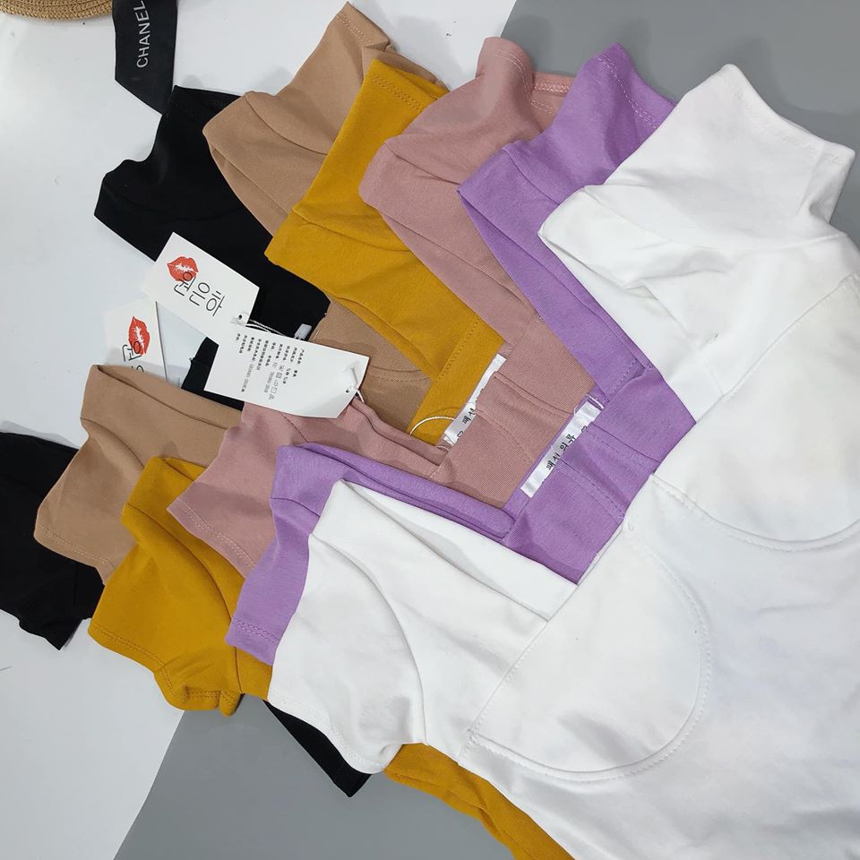 Áo phông Viền cúp NGực GIả dáng croptop (kèm ảnh thật,video) | BigBuy360 - bigbuy360.vn