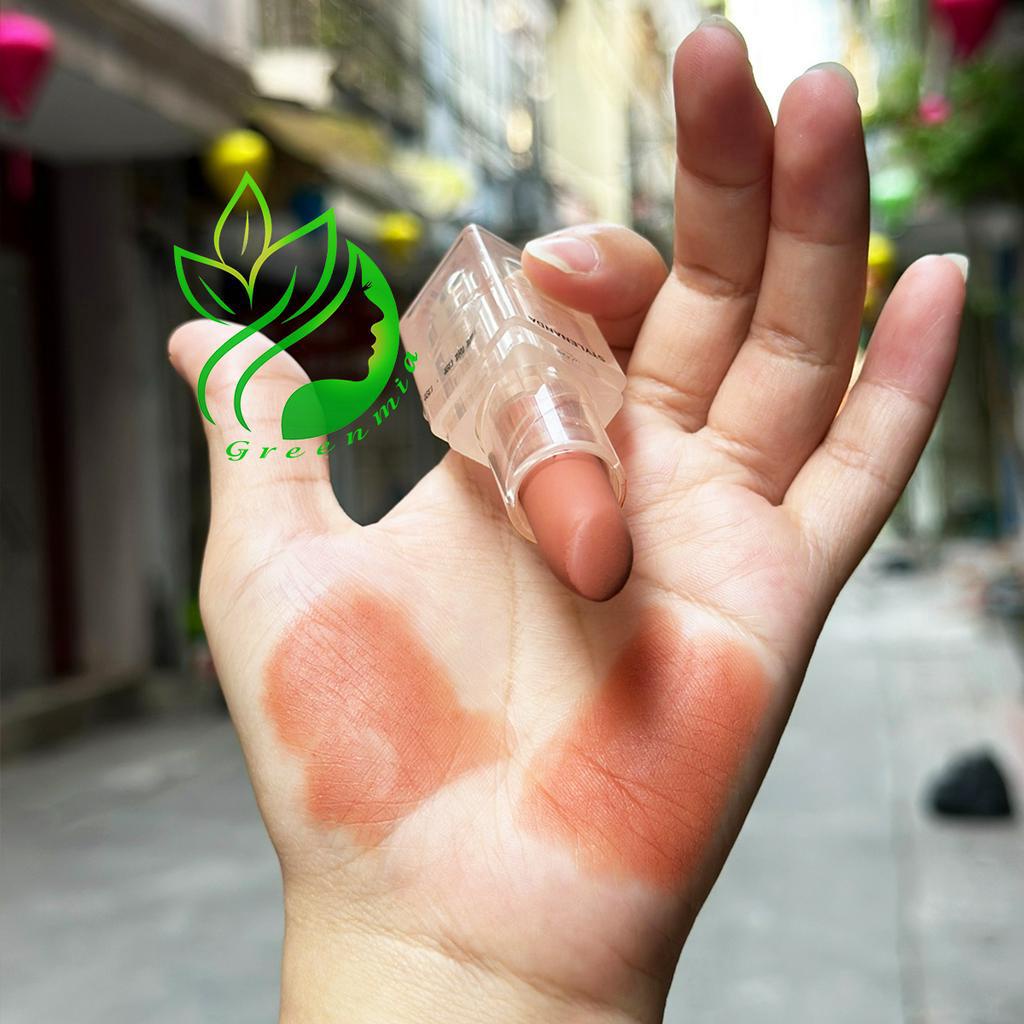 Son Môi 3CE Thỏi Soft Matte Lipstick Warmish Move Màu Cam Nude Mềm Mại Quyến Rũ